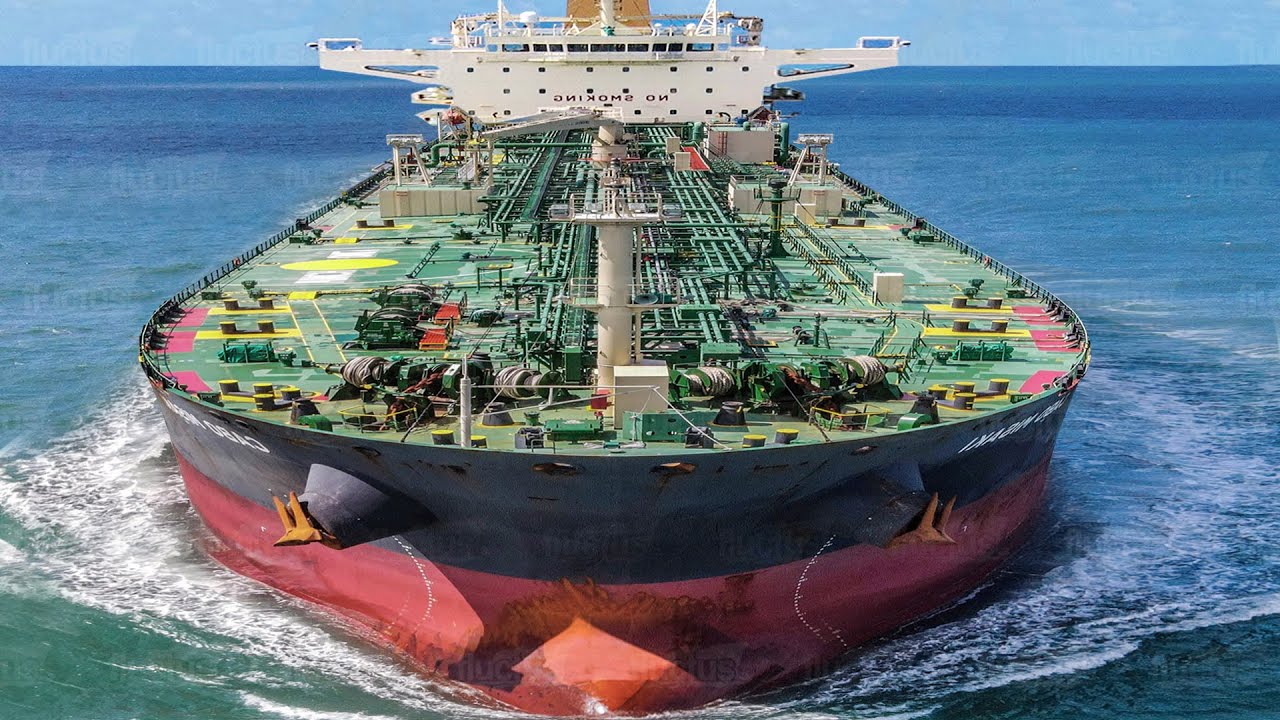 Oil Tanker at Sea